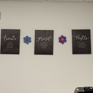 Motivational Wall Art Set